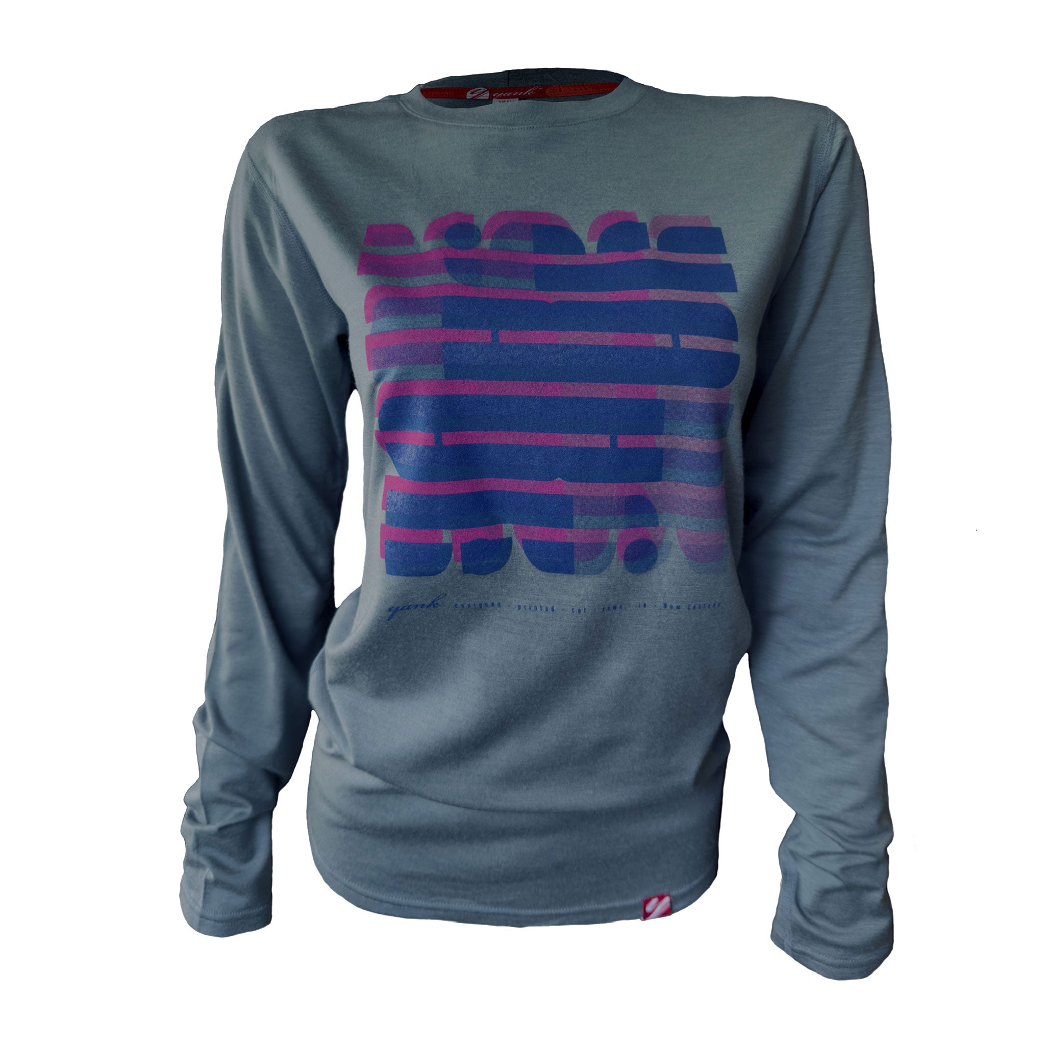 Boyfriend Tee Long Sleeve Storm – Yank NZ