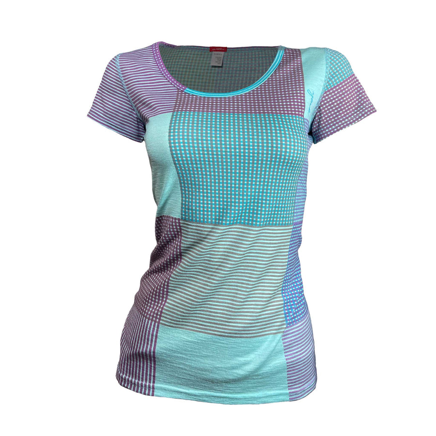 Women's Hawea Scoop Neck Tee | Lake Blue