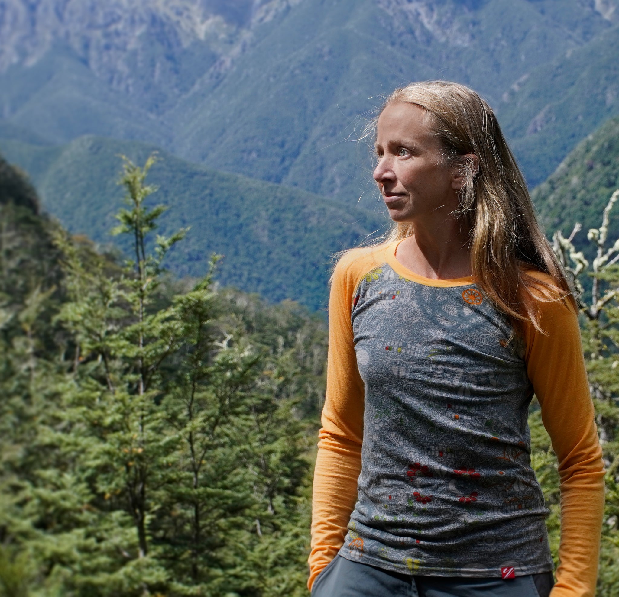 Yank long sleeve merino top