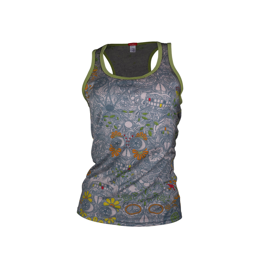 Women's Merino Tank Top | Green - Yank NZ