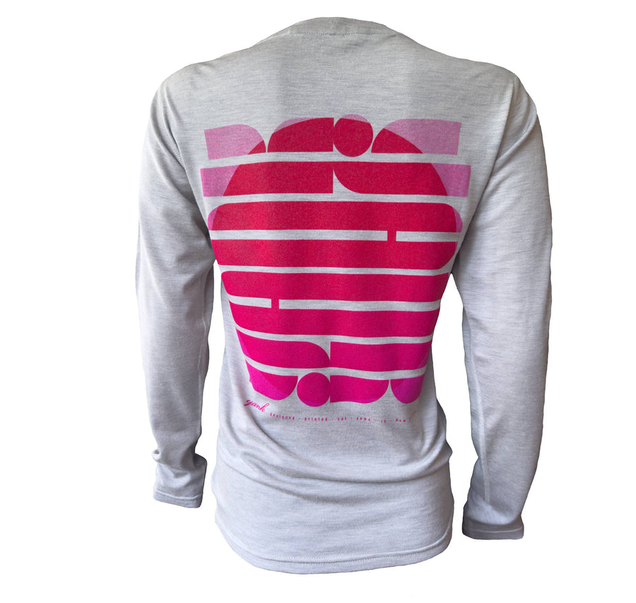Boyfriend Tee Long Sleeve  | Grey
