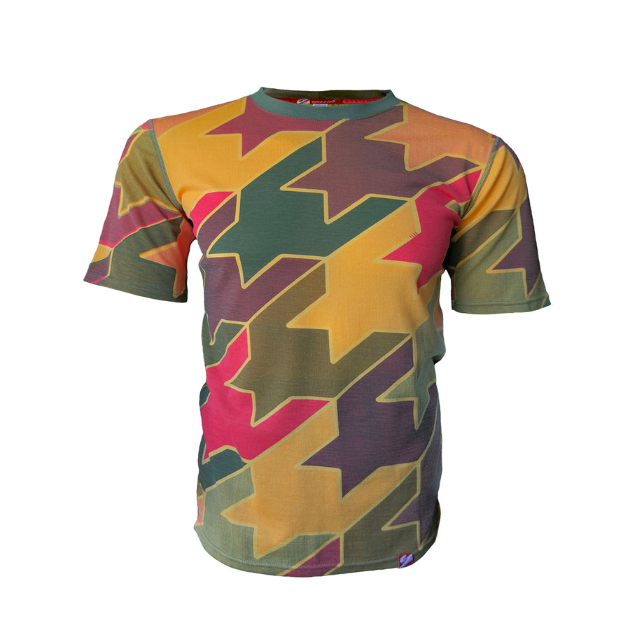 Men's Houndstooth Box Tee | Golden Twilight