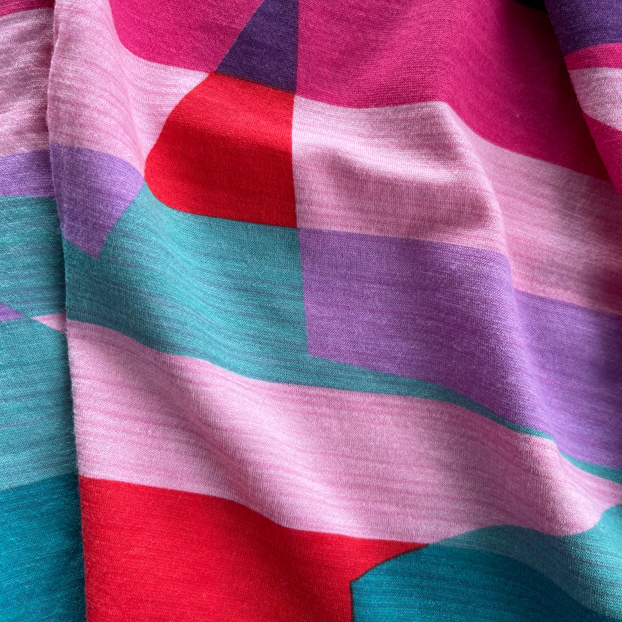 printed merino fabric