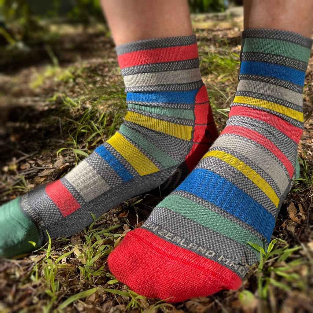 Yank rainbow merino socks 