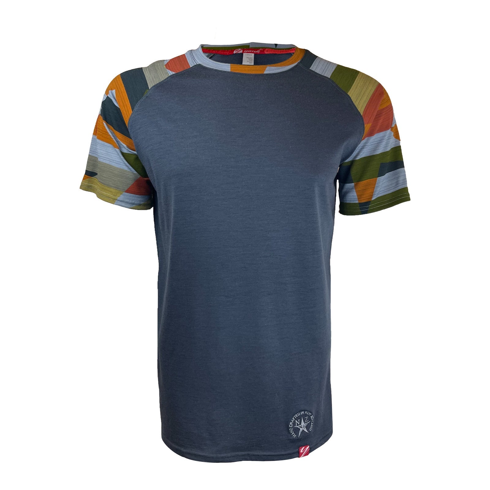 Men's Intrepid Rock Star Short Sleeve Merino Shirt | Slate - Yank NZ