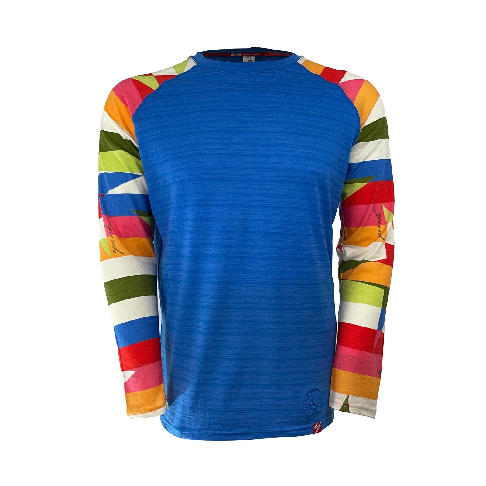 Men's Snazzy Rock Star Long Sleeve Merino Shirt | Stripe - Yank NZ