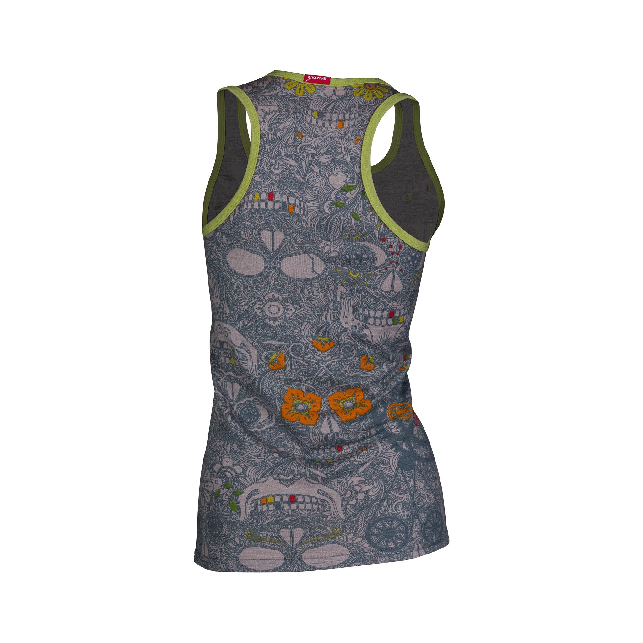 Women's Racer Back Tank Top | Green - Yank NZ